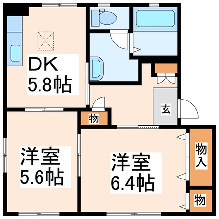 セレクトンＤEFの物件間取画像